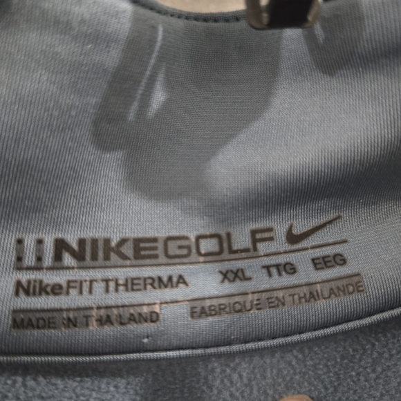 Nike Fit Therma Mens Golf 1/4 Zip Pullover XXL BLUE - Picture 4 of 11